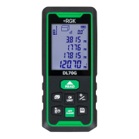 Лазерный дальномер RGK DL70G - зелёный луч