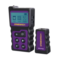 Кабельный PoE-тестер Ermenrich NetGeeks NP25, фиолетовый