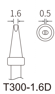 Наконечник Atten T300-1.6D